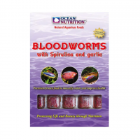 Ocean Nutrition Bloodworms with spirulina and garlic 100г. Мотыль